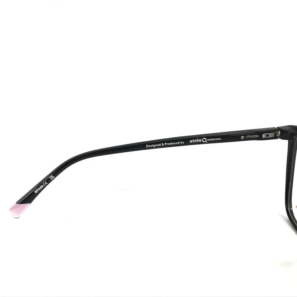 Etnia Barcelona Eyeglasses Frames ANCORA BKPK Black Pink Full Rim 54-14-145